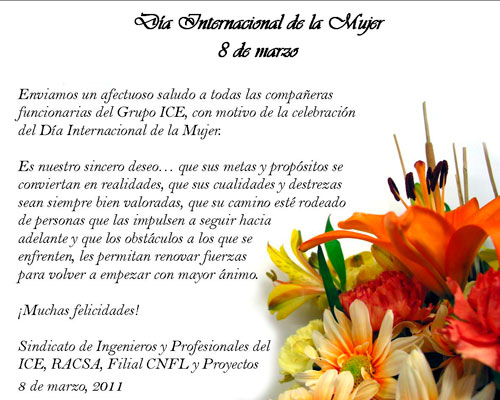 Dia Internacional de la Mujer